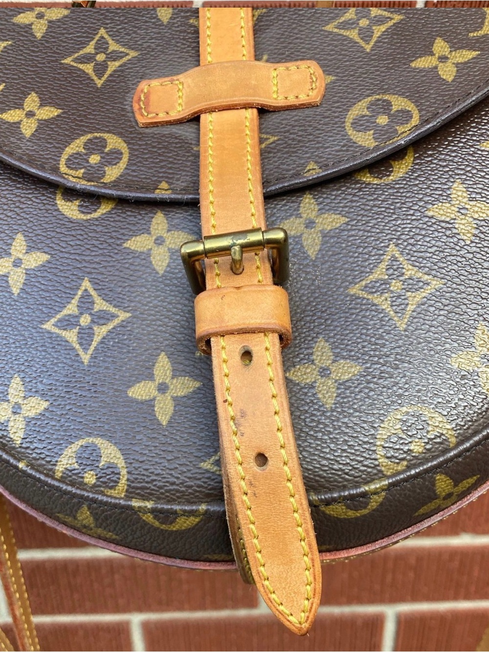 Louis Vuitton Brown Monogram Chantilly Vintage w/COA - Picture 2 of 7